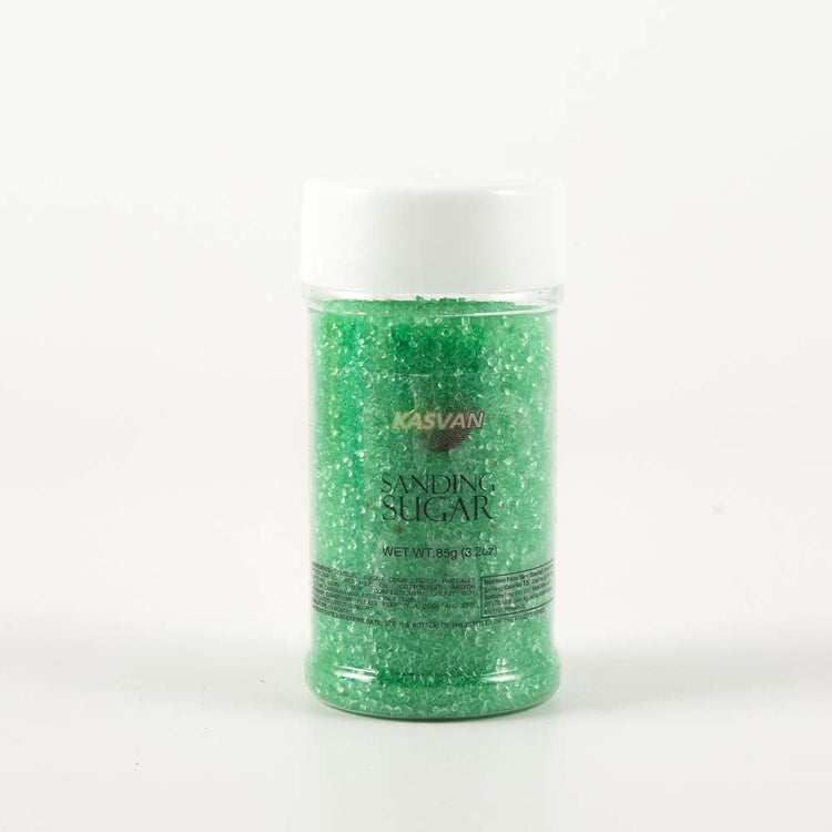 Green Sanding Sugar Sprinkles (3.2 Ounce)