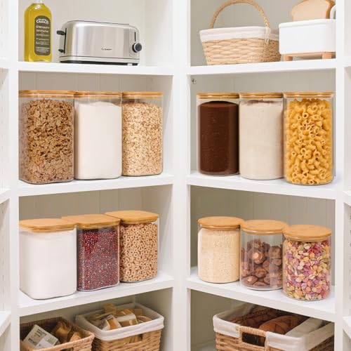 Flour Sugar Storage Containers 4 Qt (4 qt x 2)