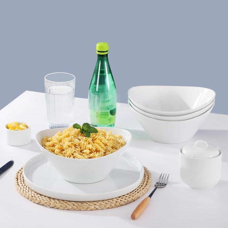 Porcelain Salad Bowls (4 Count)