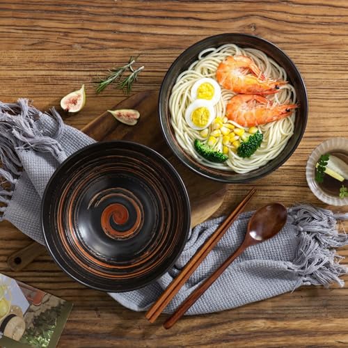 Ramen Bowl Set (Black - Set of 4)