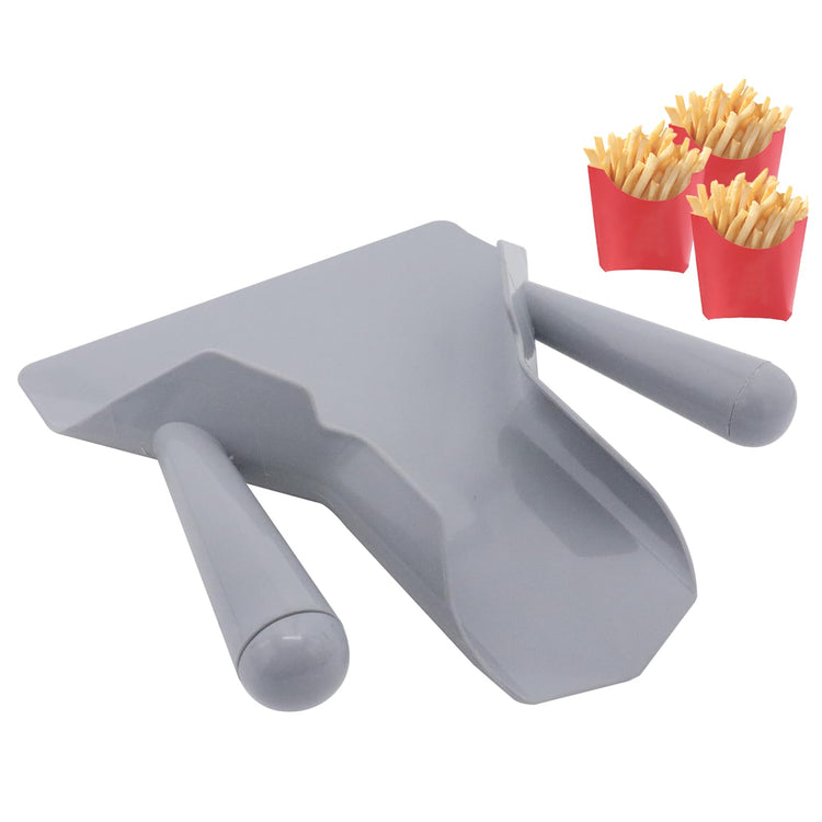 Polycarbonate French Fry Scoop Dual Handle for Ice Candy Snacks