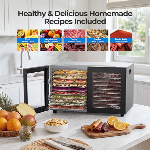 Food Dehydrator with 20 Trays