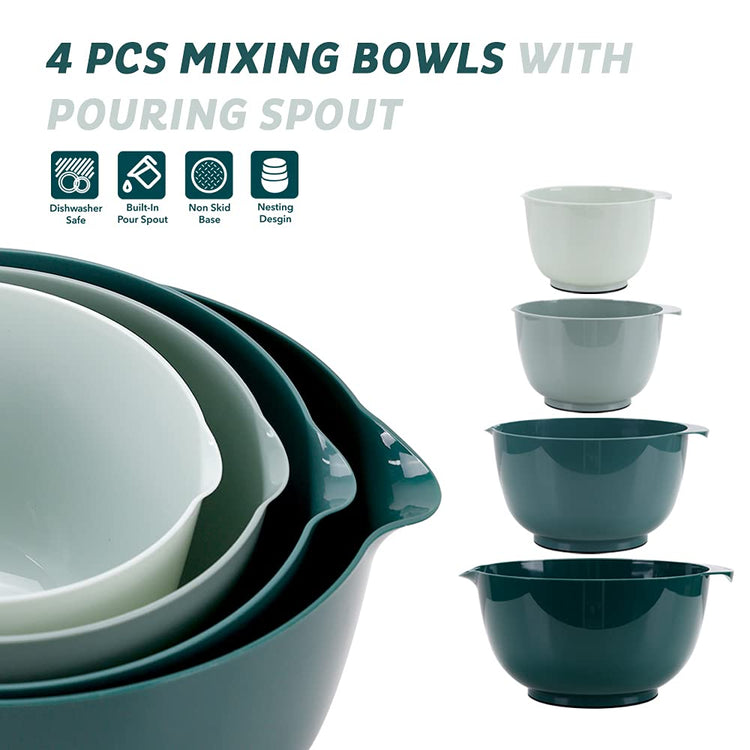 Plastic Mixing Bowl Set of 4