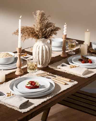 Stoneware Dinnerware Sets for 4 (12 Count)