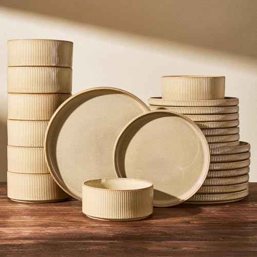 Stoneware Dinnerware Sets (24 Count)