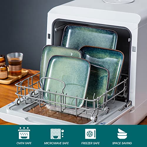 Stern Dinnerware Sets for 4 (Green / Service for 4 (16 Pcs))