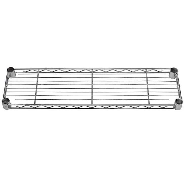 Shelving Inc. 8" d x 30" w x 34" h Chrome Wire Shelving with 3 Tier Shelves (3 Count)