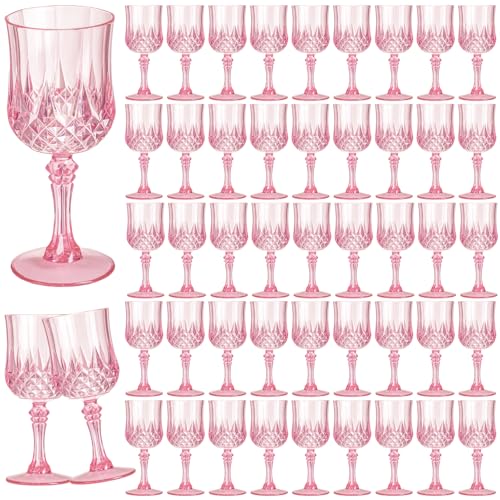 7OZ Plastic Wine Glasses (48 Count)