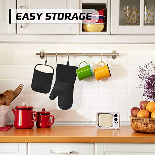 Silicone Kitchen Pot Holders with Pockets (2 Count)