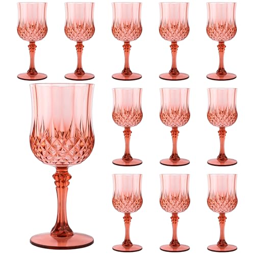 12Pack Plastic Wine Glasses (12 Count)