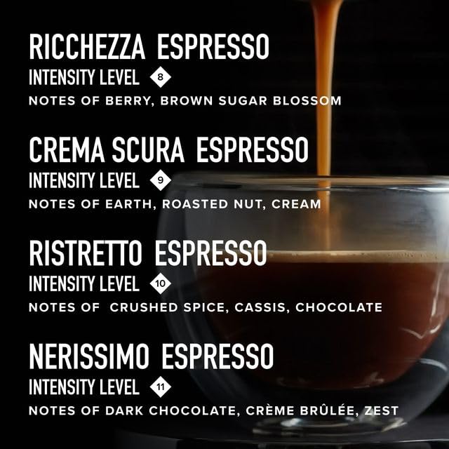 Dark and Medium Roast Espresso Capsules Variety Pack (40 Count)
