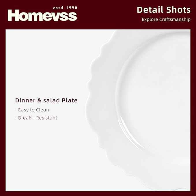 HomeVss, New Bone China Dinnerware Set, Embossed Winds, Service for 4-16pc Set