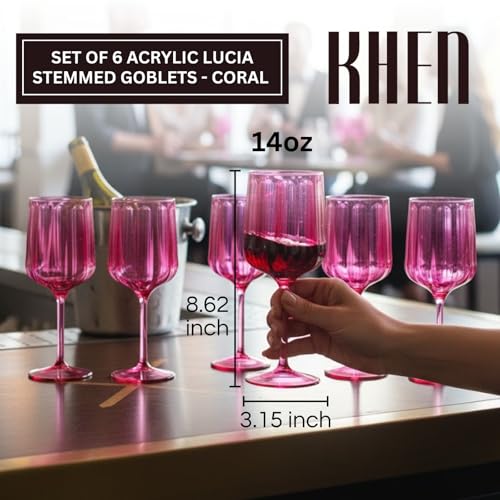 Acrylic Lucia Stemmed Goblets