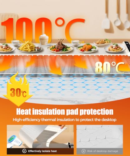 Warming Mat for Food (Off White / 46x15 Inch)