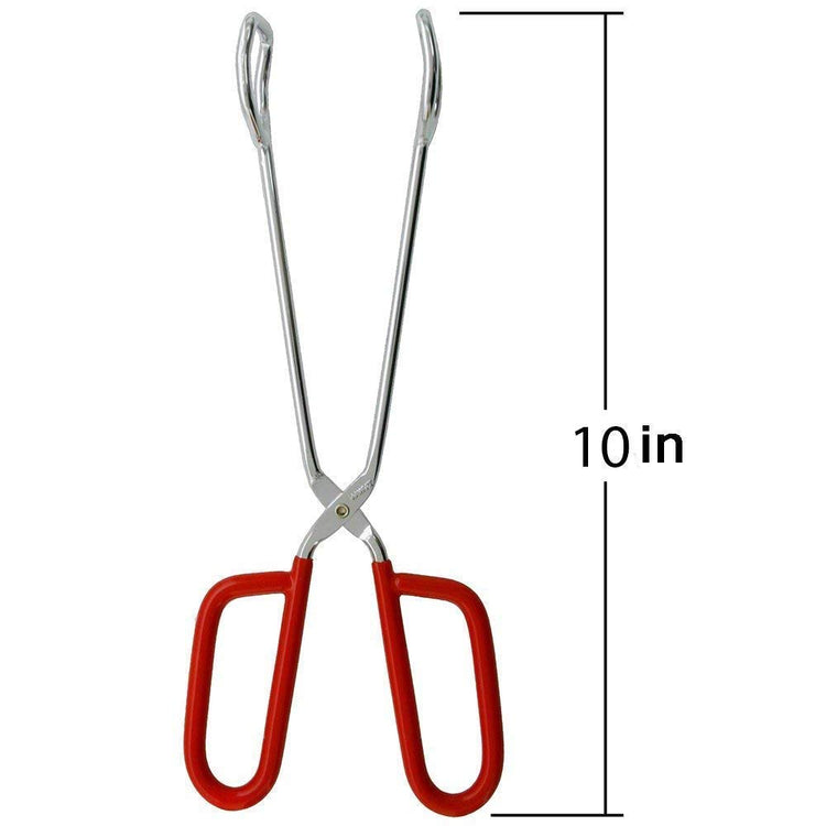 10 Inch Heavy Duty Stainless Steel Kitchen Tongs (2 Count)