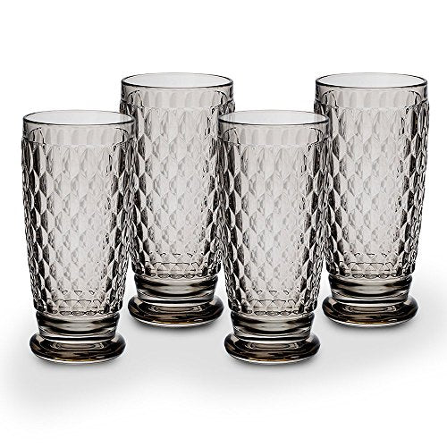 Boston Smoke Crystal Highball Glasses (4 Count)