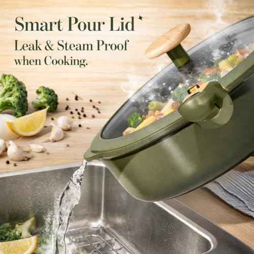 18 Pcs Ceramic Cookware Set Detachable Handle