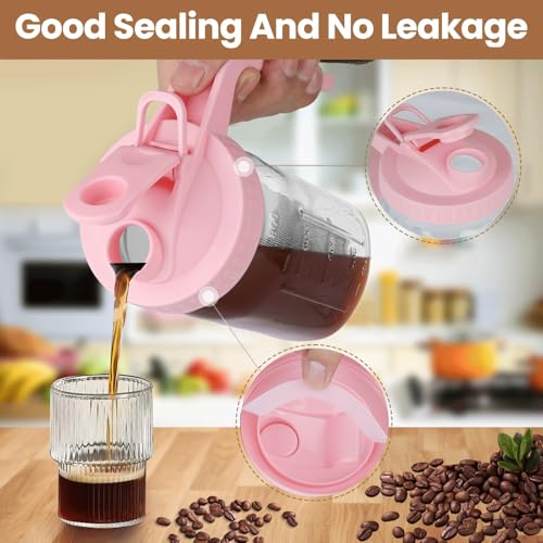Cold Brew Coffee Maker (Pink / 32 Ounces)