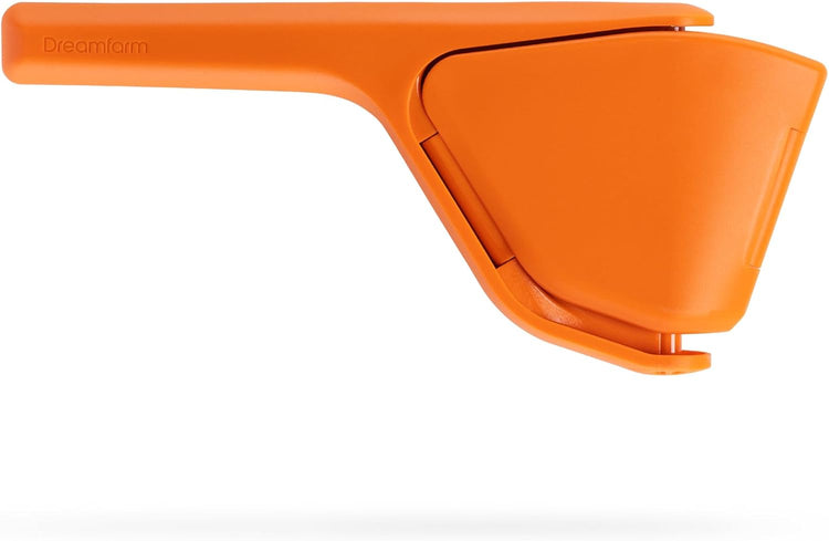 Dreamfarm Original Orange Fluicer Easy-Squeeze Fold-Flat Citrus Juicer - 11 Inch, Suits All Citrus