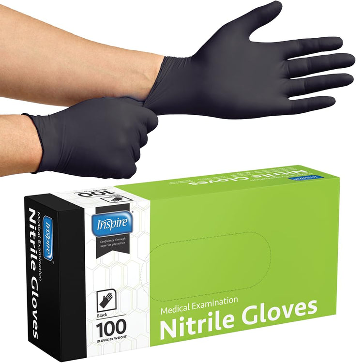 Black Nitrile Gloves (1000 Count)