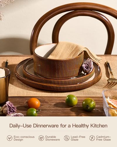 Stoneware Dinnerware Set for 4 (12 Count)