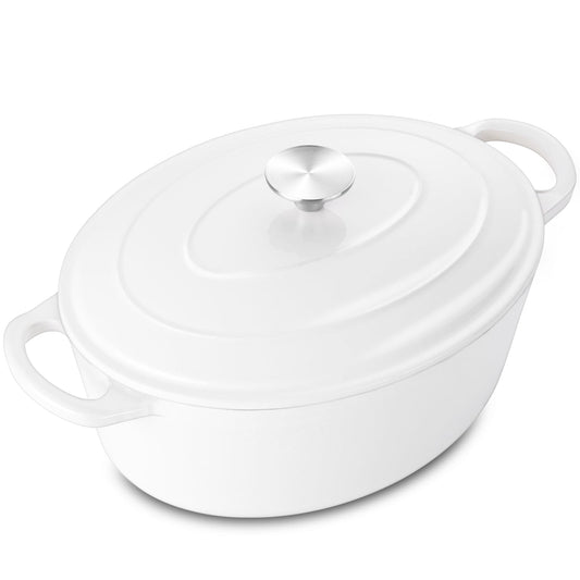 5QT Oval Dutch Oven Pot with Lid