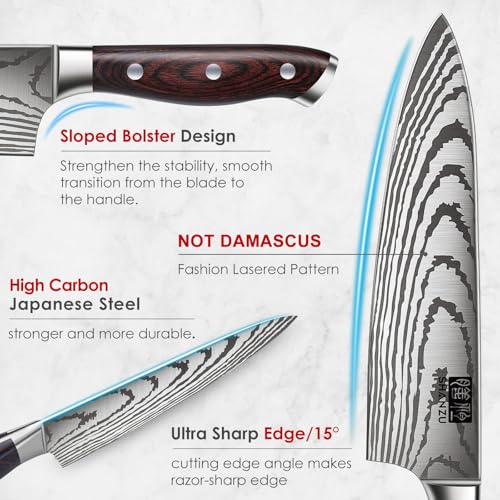 Japanese Chef Knife Set 5 PCS (5 Count)