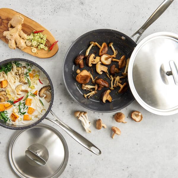 Basalt Formed Aluminum Sauce Pan