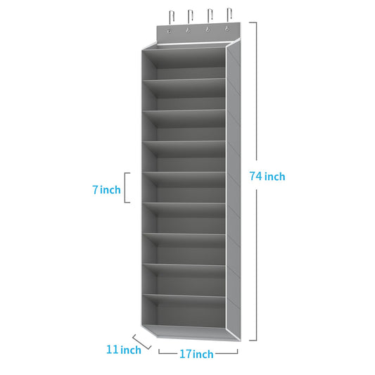10 Tiers Large Size Over Door Shoe Organizer Storage