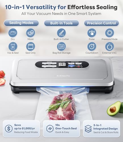Vacuum Sealer Machine with AirLock ProSeal System