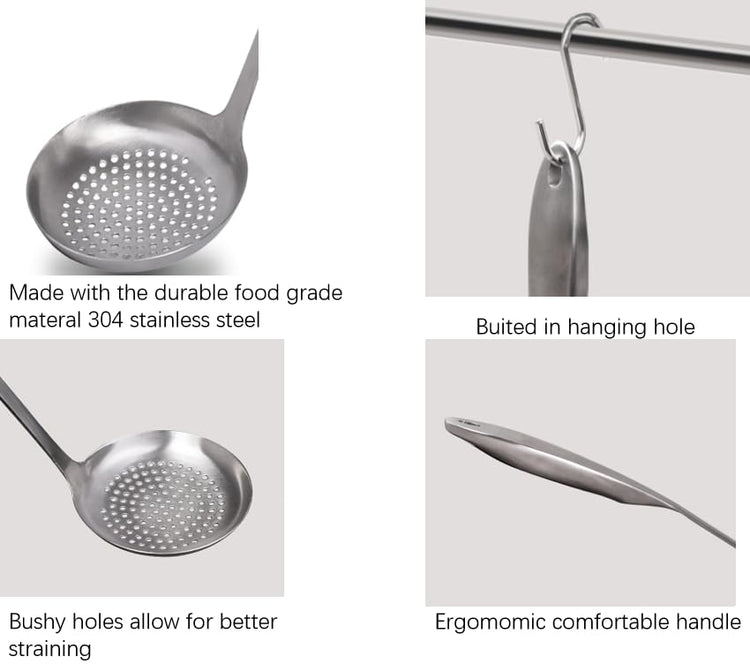 Cooking Skimmer Slotted Spoon