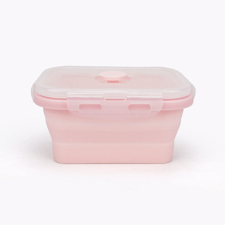 3piece Collapsible Food Storage Containers with Lids (3 Count)