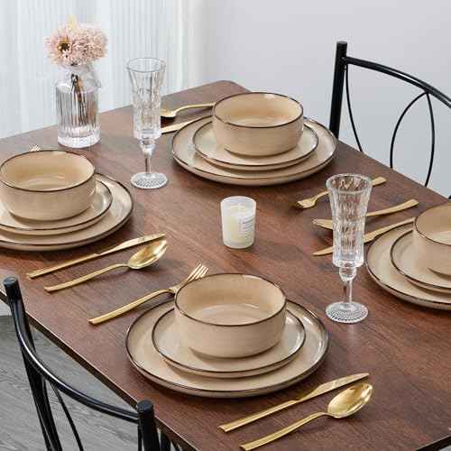 12 Piece Plates and Bowls Set