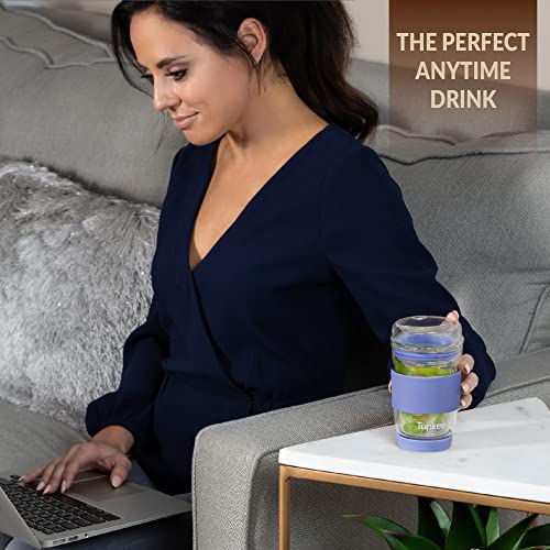 Double Wall All Glass Tumbler (Jacaranda)