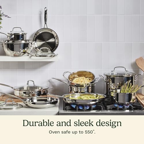 17 Piece Stainless Steel Cookware Set