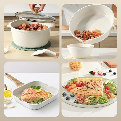 23 PCS Nonstick Ceramic Cookware Set
