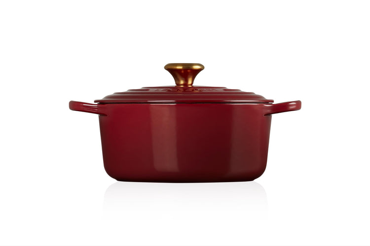 Enameled Cast Iron Round Dutch Oven