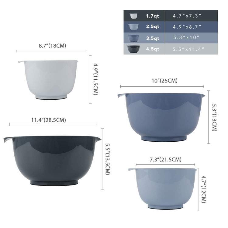 Classic Mixing Bowls Set of 4