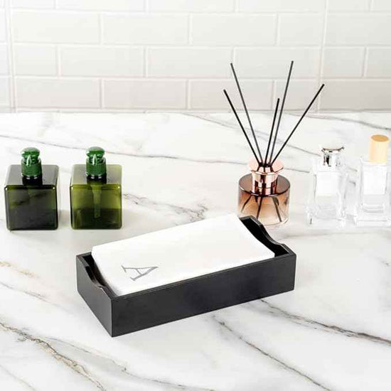 Luxenap 15.8 X 7.9 Inch Linen-Feel Guest Towels, 2000 Lettered Hand Towels - Silver Letter 'A', Sans Serif Font, White Paper Dinner Napkins, airlaid, For Restrooms And Tables - Restaurantware