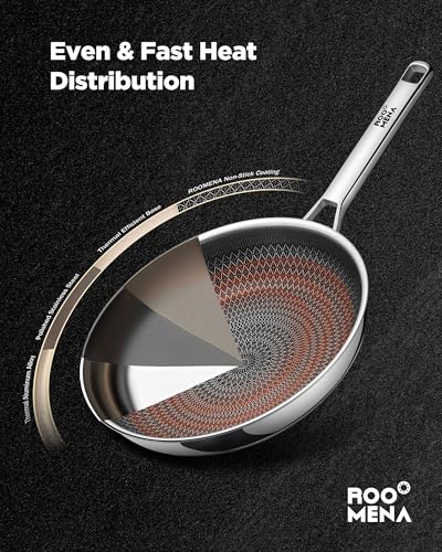 Pots and Pans Set Hybrid Stainless Steel (10 Count)