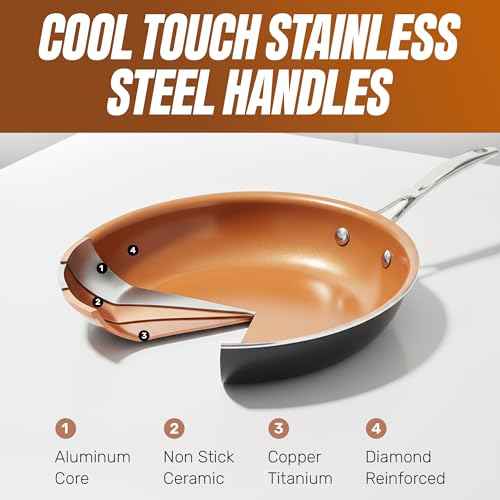 12 Pc Ceramic Cookware Set Nonstick (12 Count)