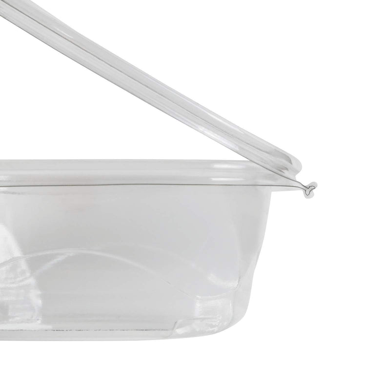 PET Hinged Deli Containers with Lids (200 Count)