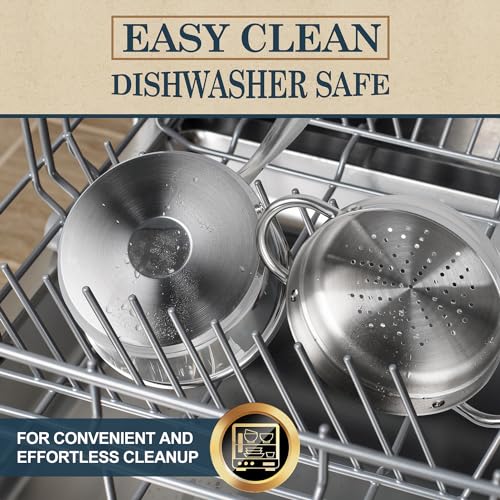 3 Quart Saucepan with Lid & Steamer