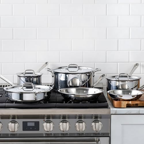 D3® Stainless Steel 10 Piece Cookware Set