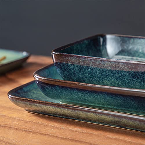 Stern Dinnerware Sets for 4 (Green / Service for 4 (16 Pcs))