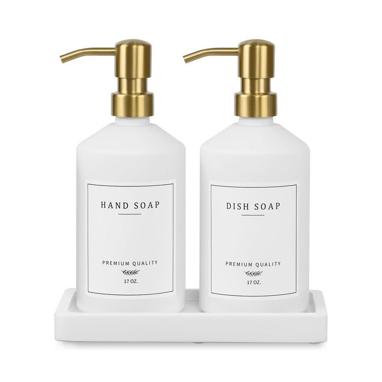 Gold Soap Dispenser Set (2 Count)