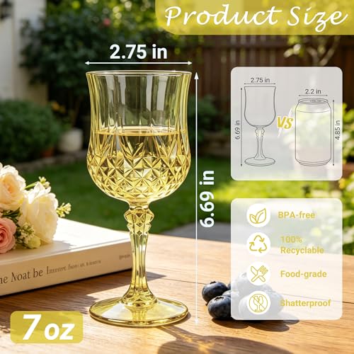 12Pack Plastic Wine Glasses (12 Count)