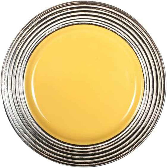 48 Piece Dinnerware Set, Ceramic Plates and Bowls Sets for 8, Microwave and Dishwasher Safe, Handcrafted Tree Bark Series Dish Set, Sunflower/Yellow