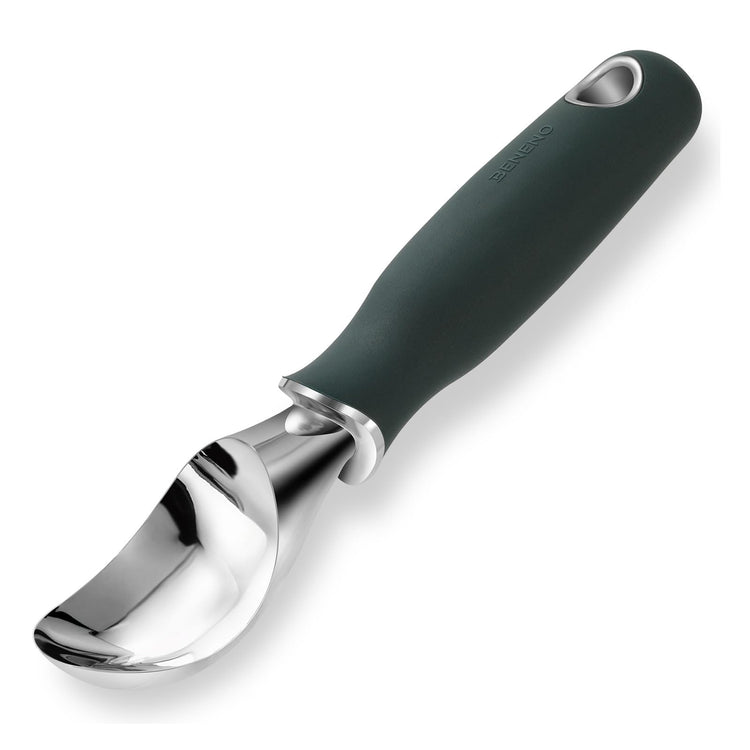 Premium Heavy Duty Ice Cream Scoop with Ergonomic Grip Handle
