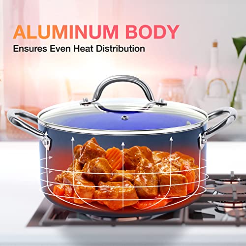 Mueller Sapphire UltraClad Kitchen Induction Pots and Pans Set